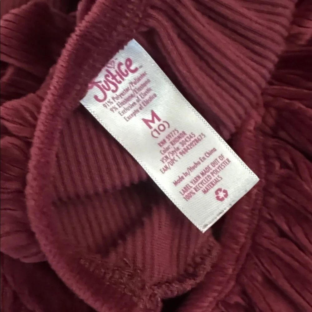 Justice scoop neckline